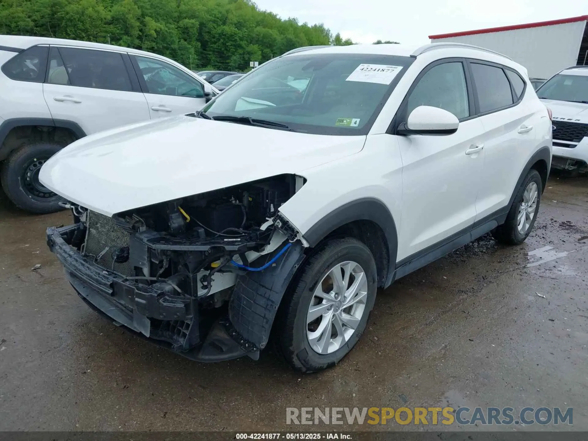 2 Photograph of a damaged car KM8J3CA41MU327869 HYUNDAI TUCSON 2021