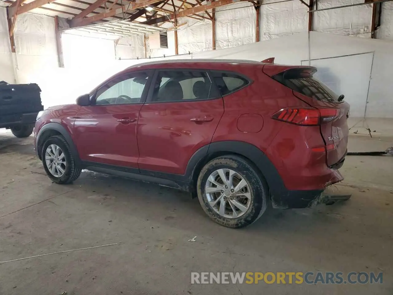 2 Photograph of a damaged car KM8J3CA41MU368518 HYUNDAI TUCSON 2021