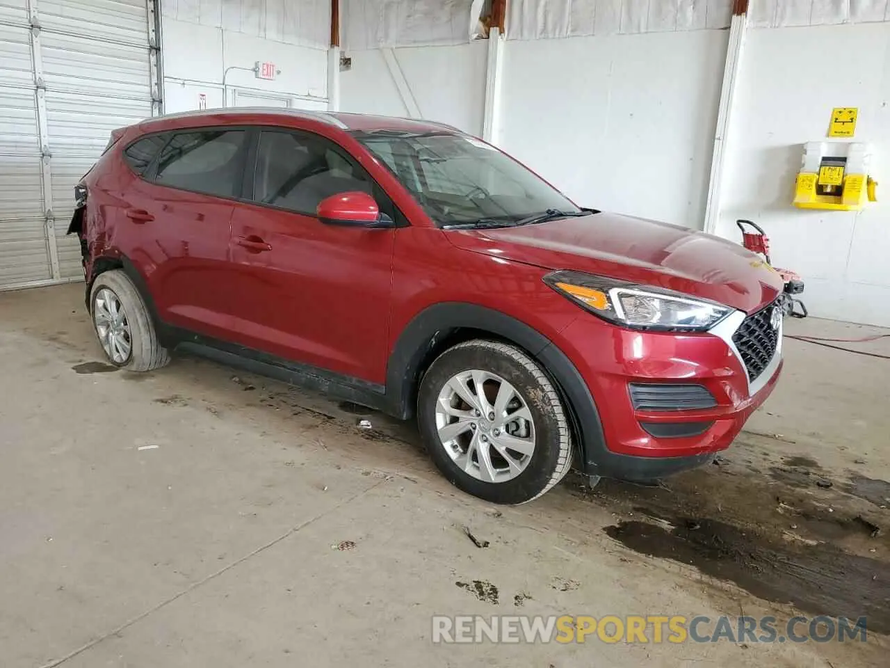 4 Photograph of a damaged car KM8J3CA41MU368518 HYUNDAI TUCSON 2021