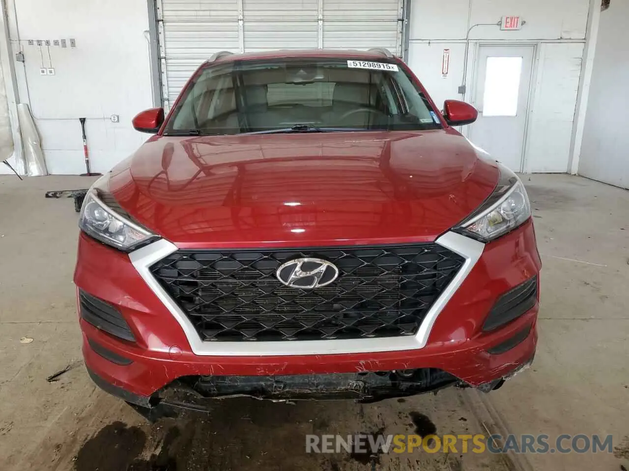 5 Photograph of a damaged car KM8J3CA41MU368518 HYUNDAI TUCSON 2021