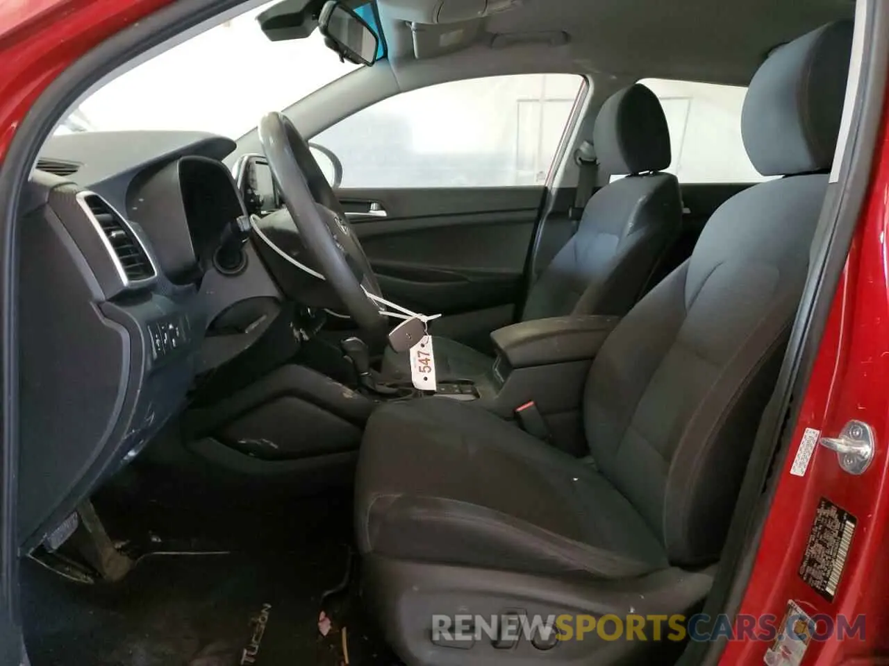 7 Photograph of a damaged car KM8J3CA41MU368518 HYUNDAI TUCSON 2021