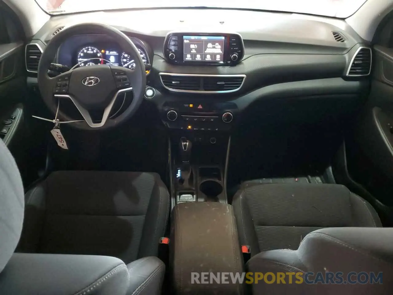 8 Photograph of a damaged car KM8J3CA41MU368518 HYUNDAI TUCSON 2021