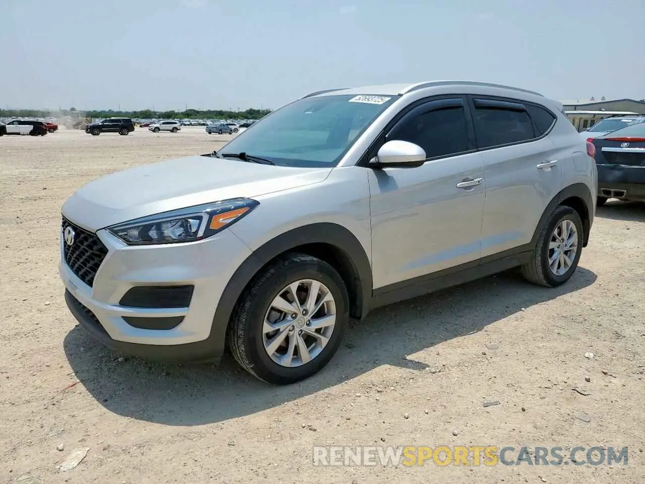 1 Photograph of a damaged car KM8J3CA43MU308479 HYUNDAI TUCSON 2021