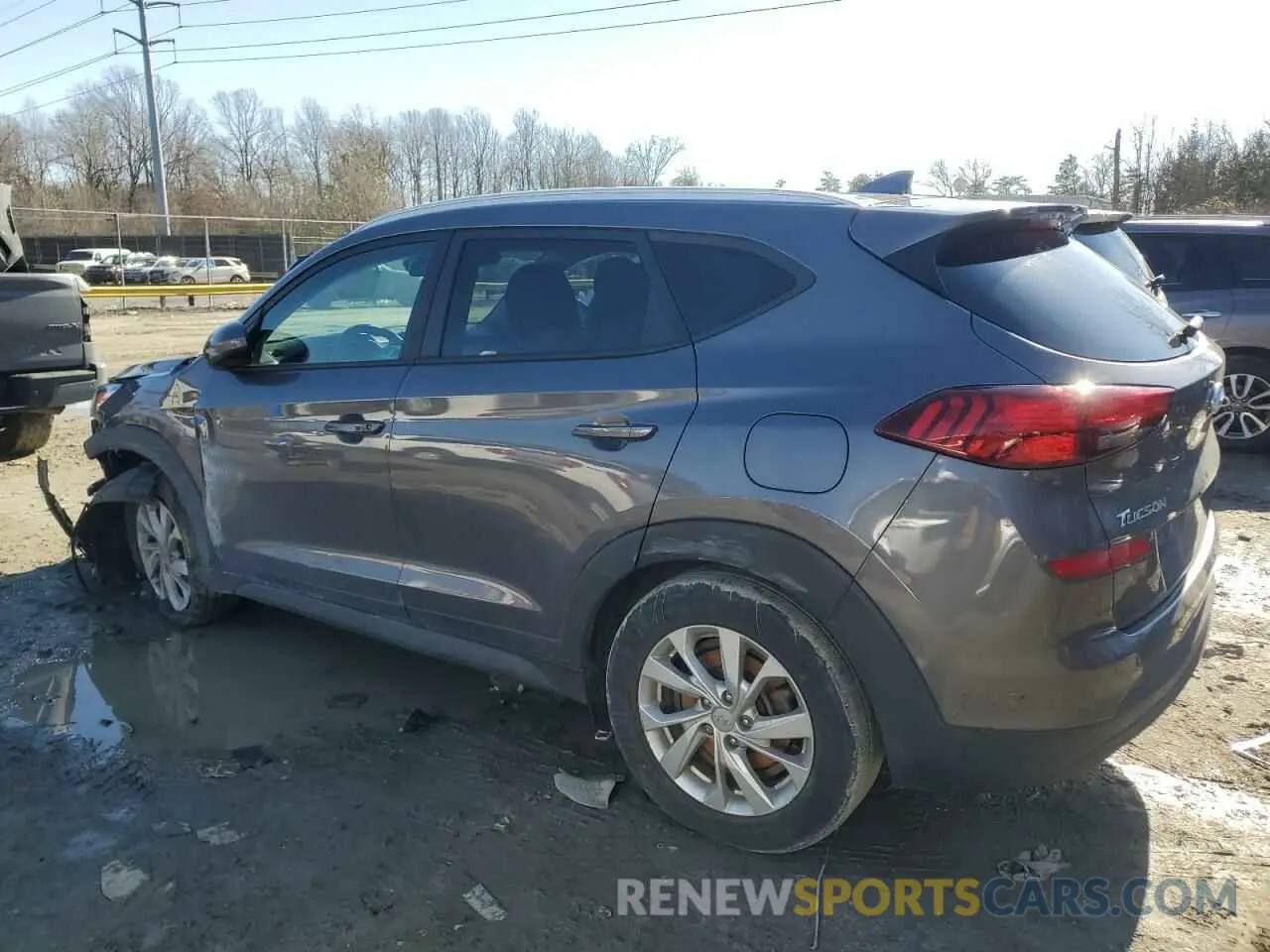 2 Photograph of a damaged car KM8J3CA43MU390780 HYUNDAI TUCSON 2021