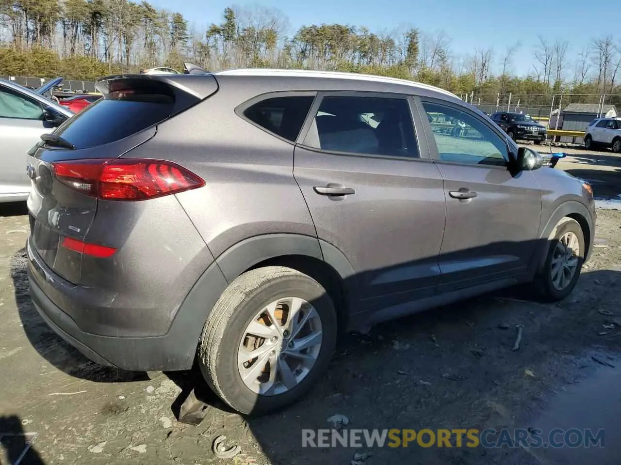 3 Photograph of a damaged car KM8J3CA43MU390780 HYUNDAI TUCSON 2021