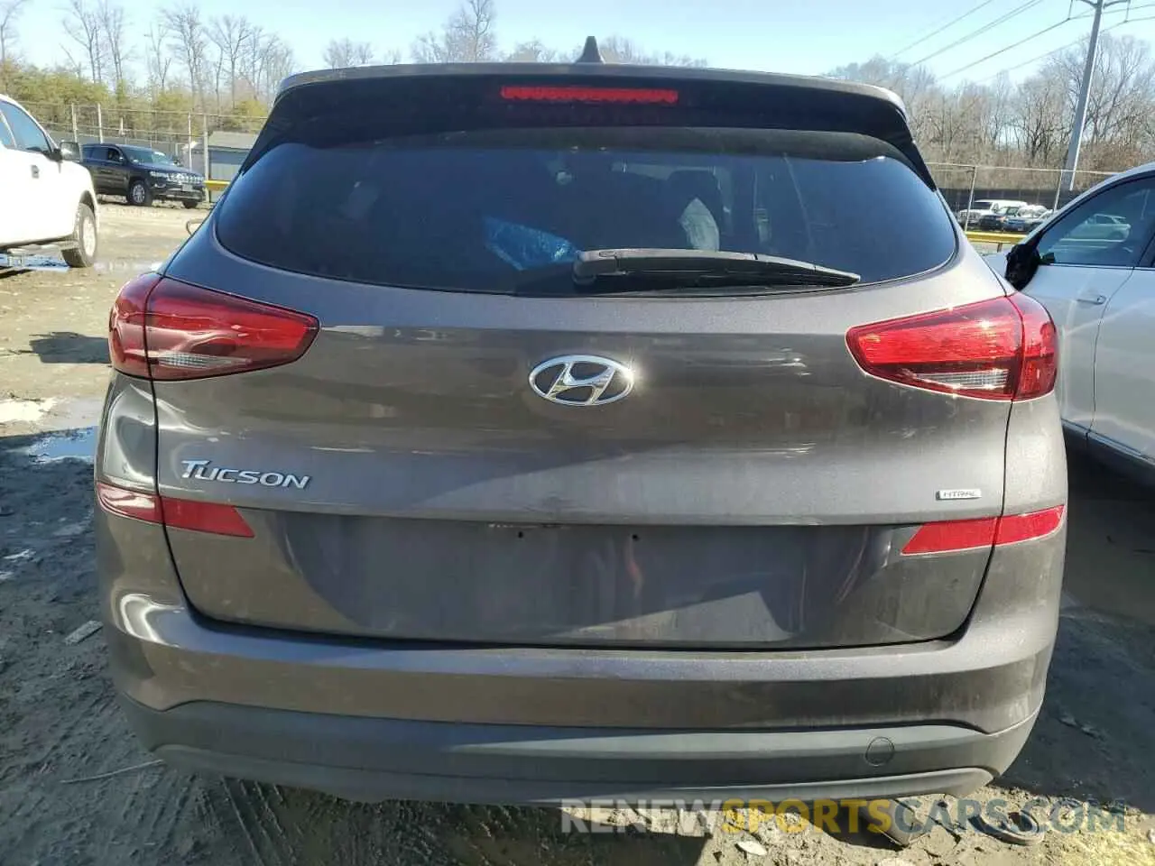 6 Photograph of a damaged car KM8J3CA43MU390780 HYUNDAI TUCSON 2021