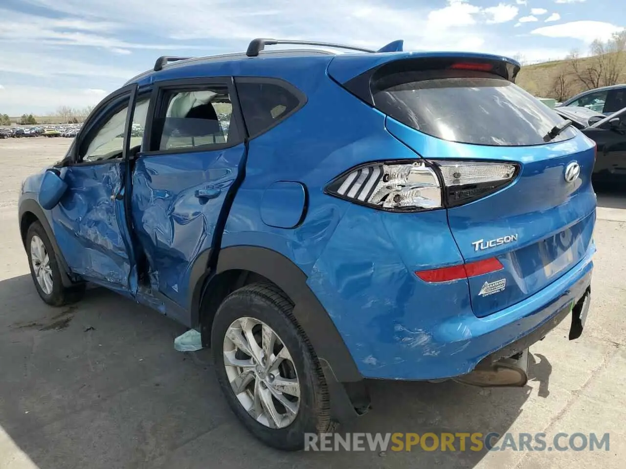2 Фотография поврежденного автомобиля KM8J3CA44MU323251 HYUNDAI TUCSON 2021