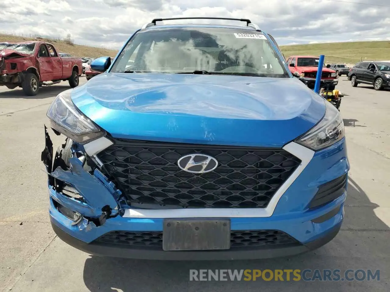 5 Фотография поврежденного автомобиля KM8J3CA44MU323251 HYUNDAI TUCSON 2021