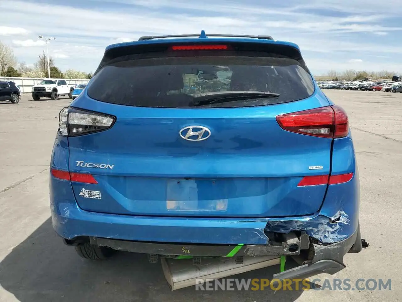 6 Фотография поврежденного автомобиля KM8J3CA44MU323251 HYUNDAI TUCSON 2021