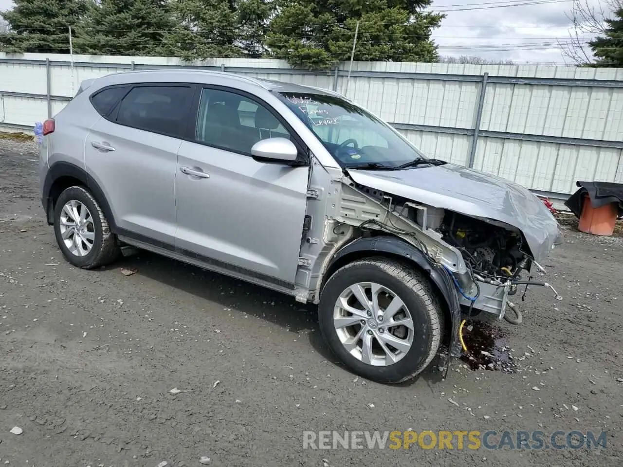 4 Photograph of a damaged car KM8J3CA47MU343929 HYUNDAI TUCSON 2021