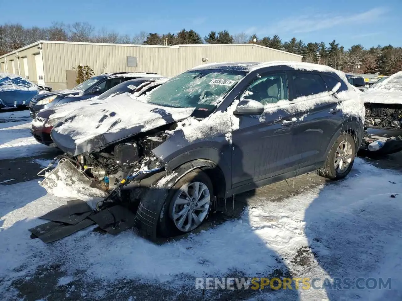 1 Photograph of a damaged car KM8J3CA47MU383329 HYUNDAI TUCSON 2021