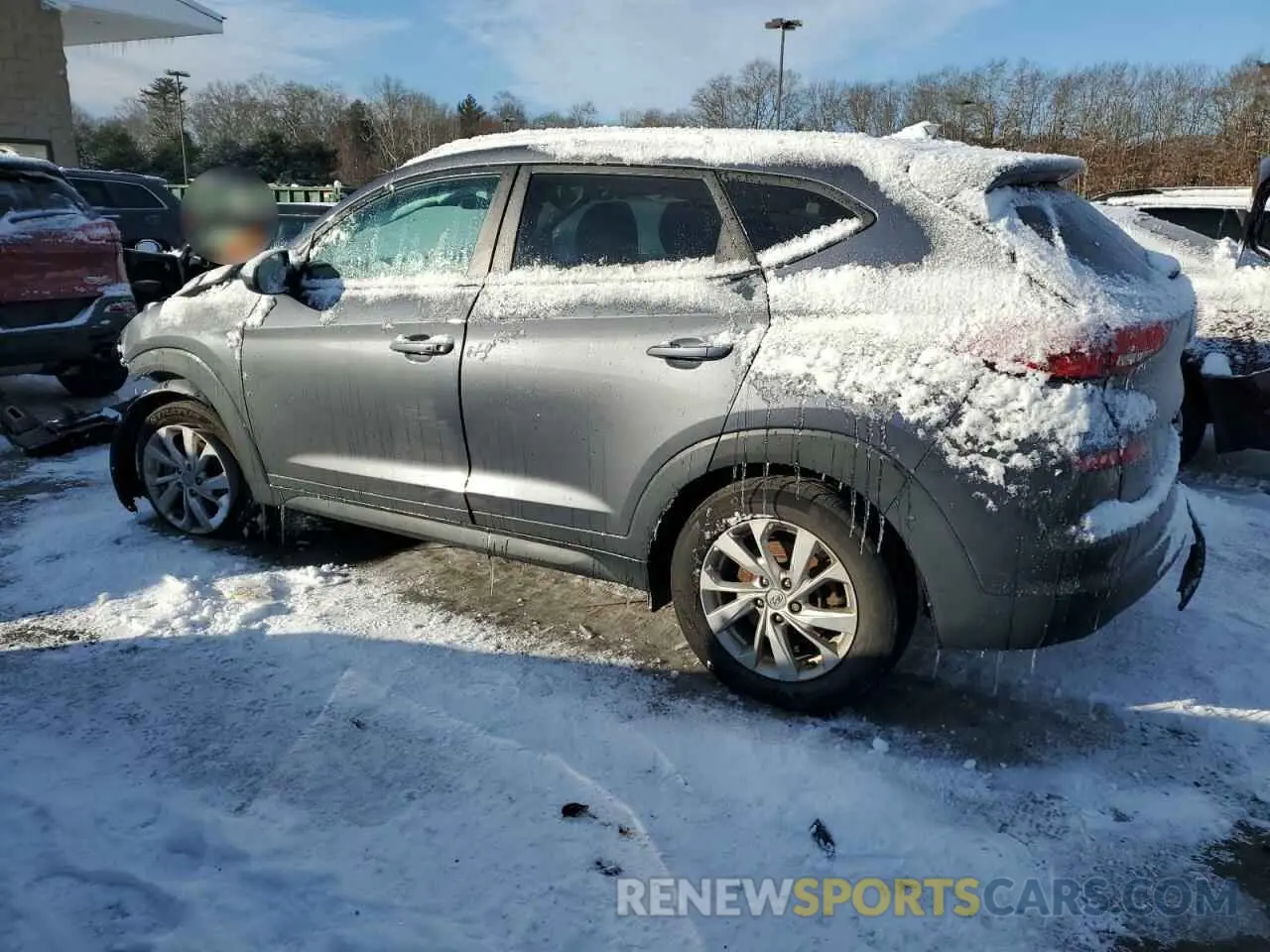 2 Photograph of a damaged car KM8J3CA47MU383329 HYUNDAI TUCSON 2021