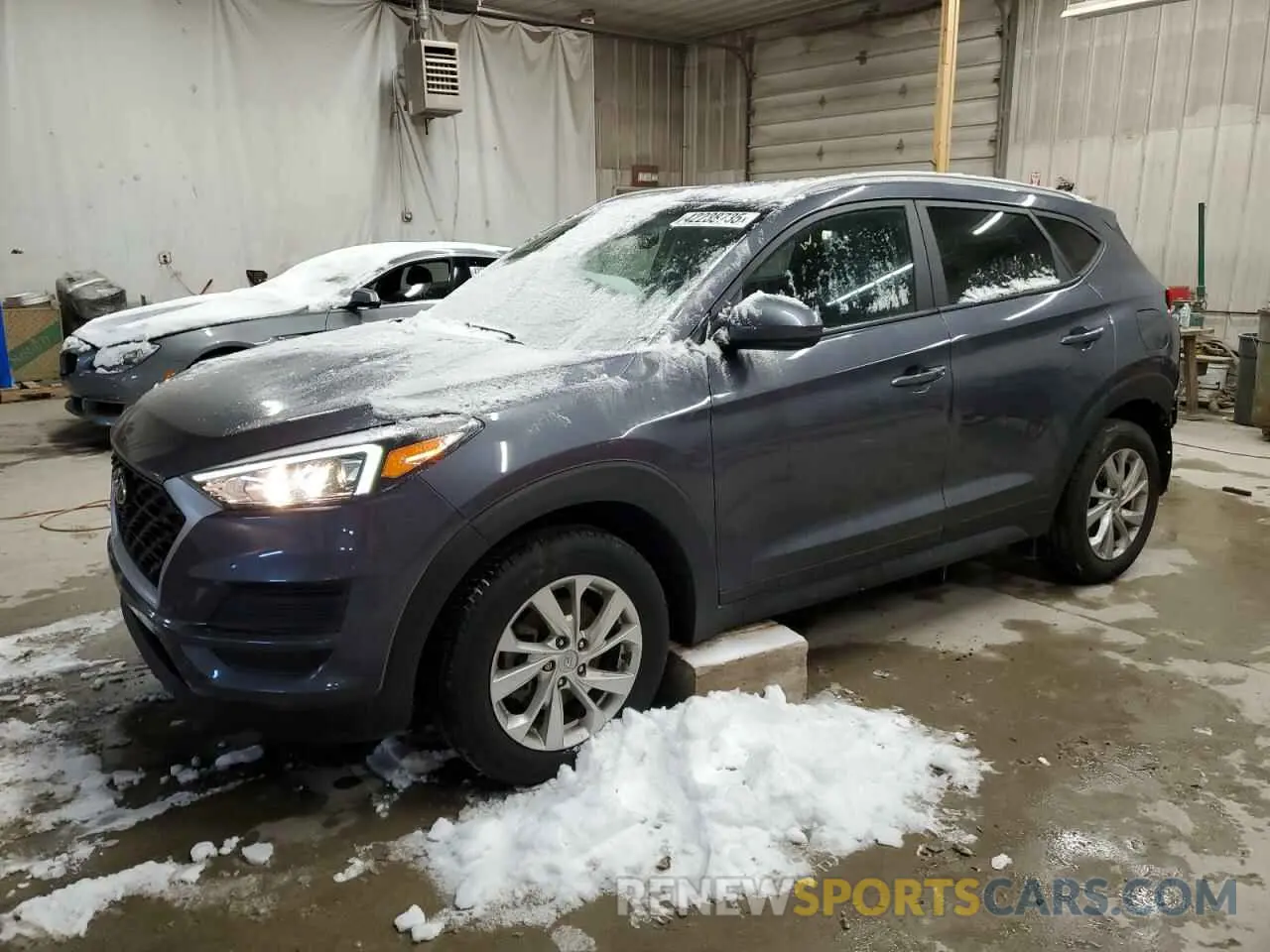 1 Photograph of a damaged car KM8J3CA48MU390502 HYUNDAI TUCSON 2021