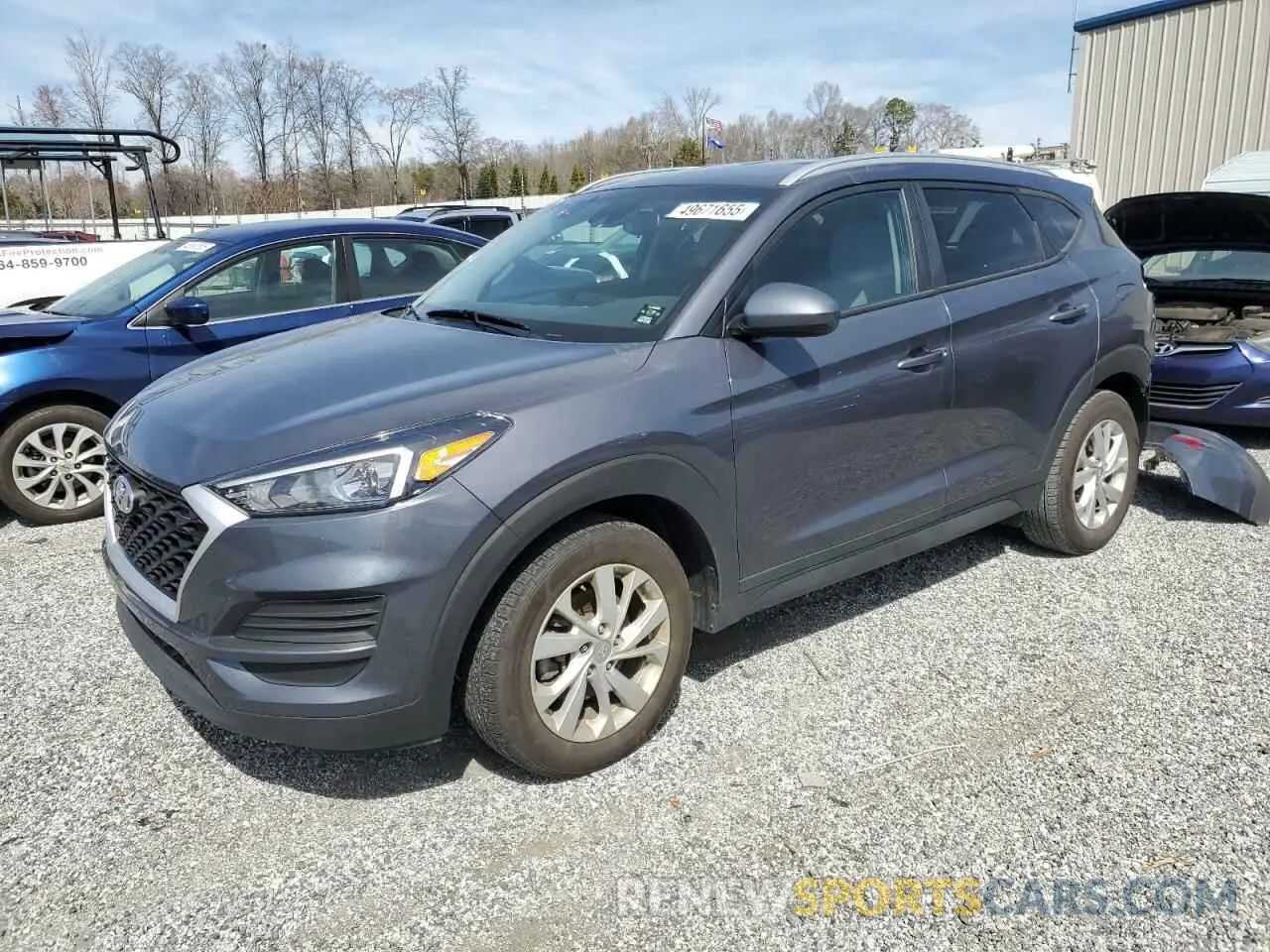 1 Фотография поврежденного автомобиля KM8J3CA48MU396980 HYUNDAI TUCSON 2021