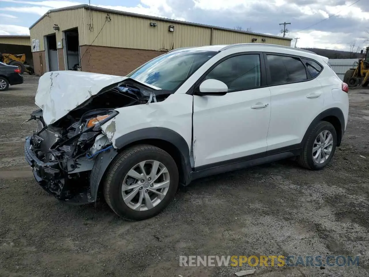 1 Photograph of a damaged car KM8J3CA4XMU324436 HYUNDAI TUCSON 2021
