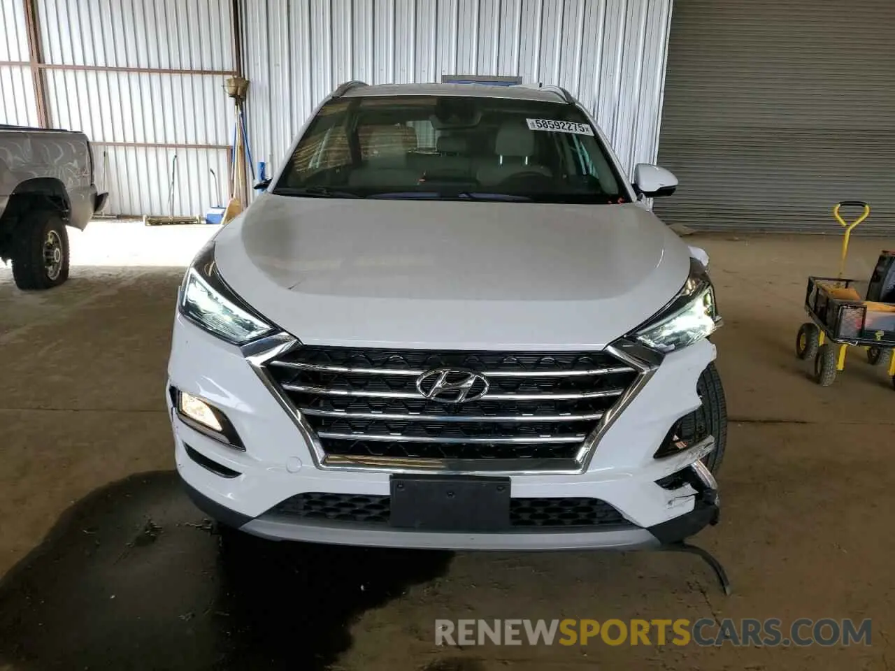 5 Фотография поврежденного автомобиля KM8J3CAL0MU339969 HYUNDAI TUCSON 2021