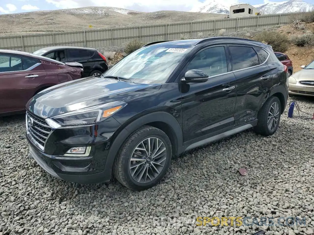 1 Photograph of a damaged car KM8J3CAL1MU315440 HYUNDAI TUCSON 2021