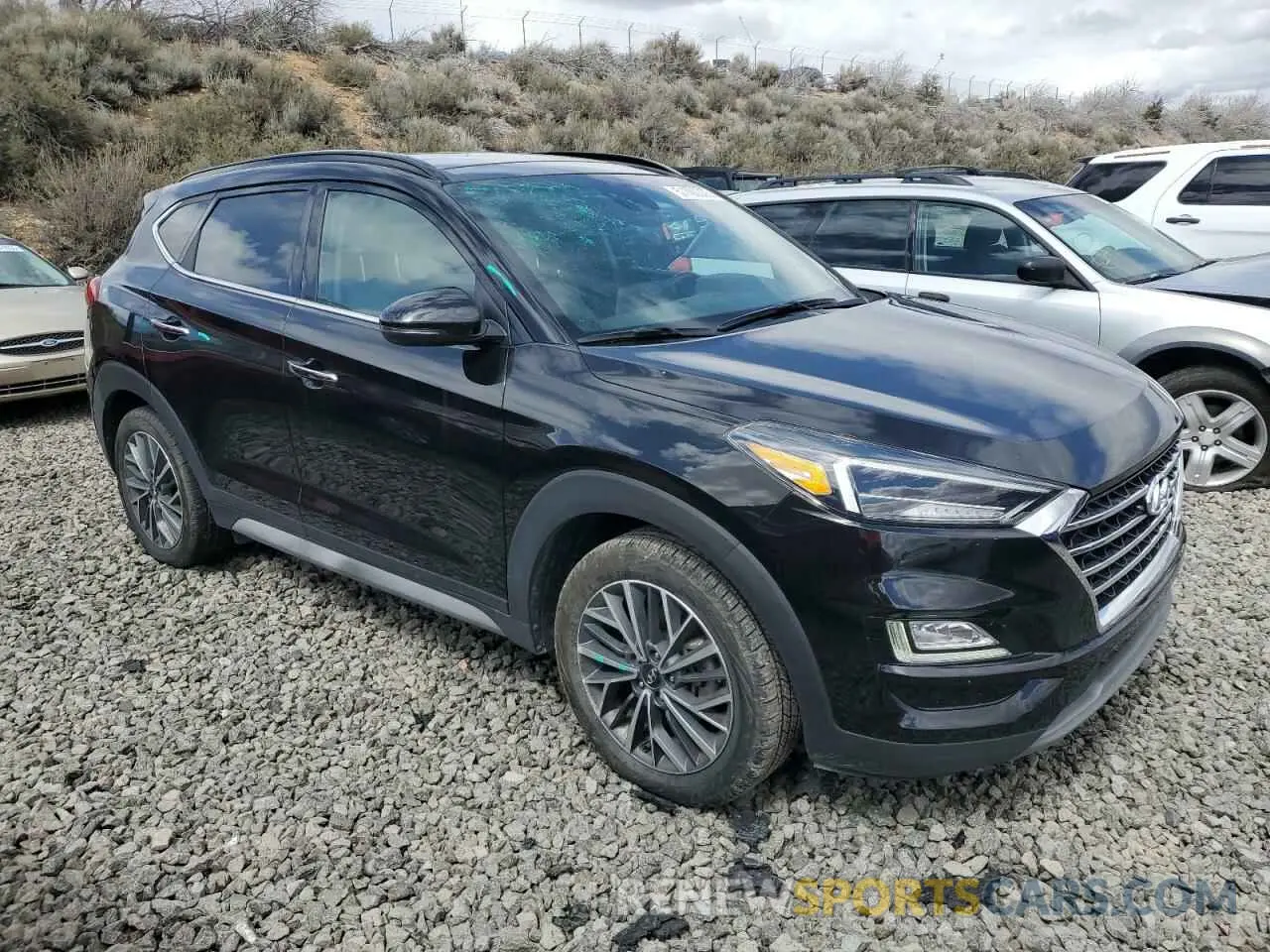 4 Photograph of a damaged car KM8J3CAL1MU315440 HYUNDAI TUCSON 2021
