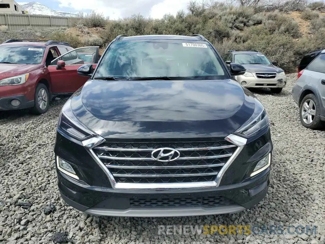 5 Photograph of a damaged car KM8J3CAL1MU315440 HYUNDAI TUCSON 2021