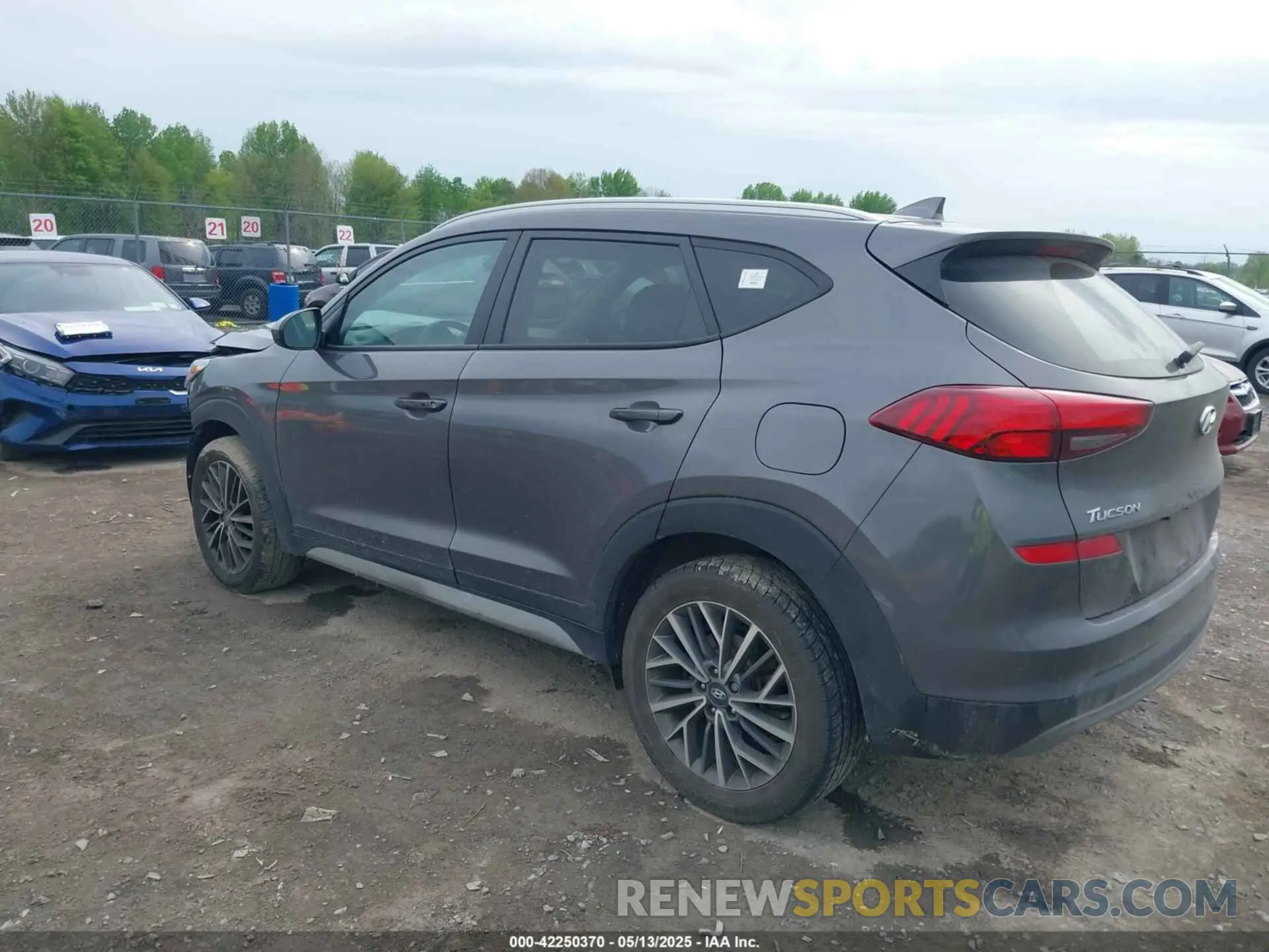 3 Фотография поврежденного автомобиля KM8J3CAL1MU380837 HYUNDAI TUCSON 2021