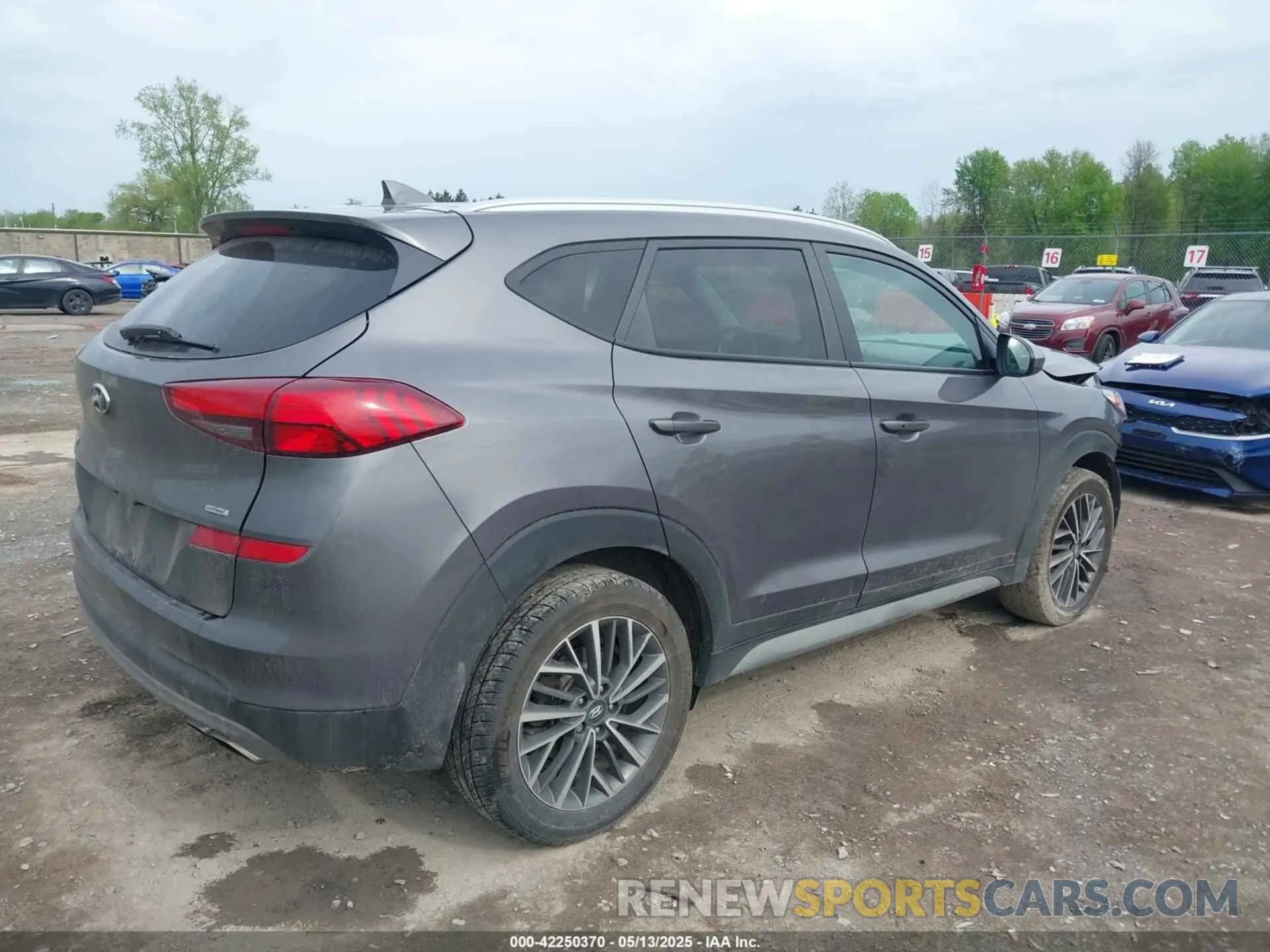 4 Фотография поврежденного автомобиля KM8J3CAL1MU380837 HYUNDAI TUCSON 2021