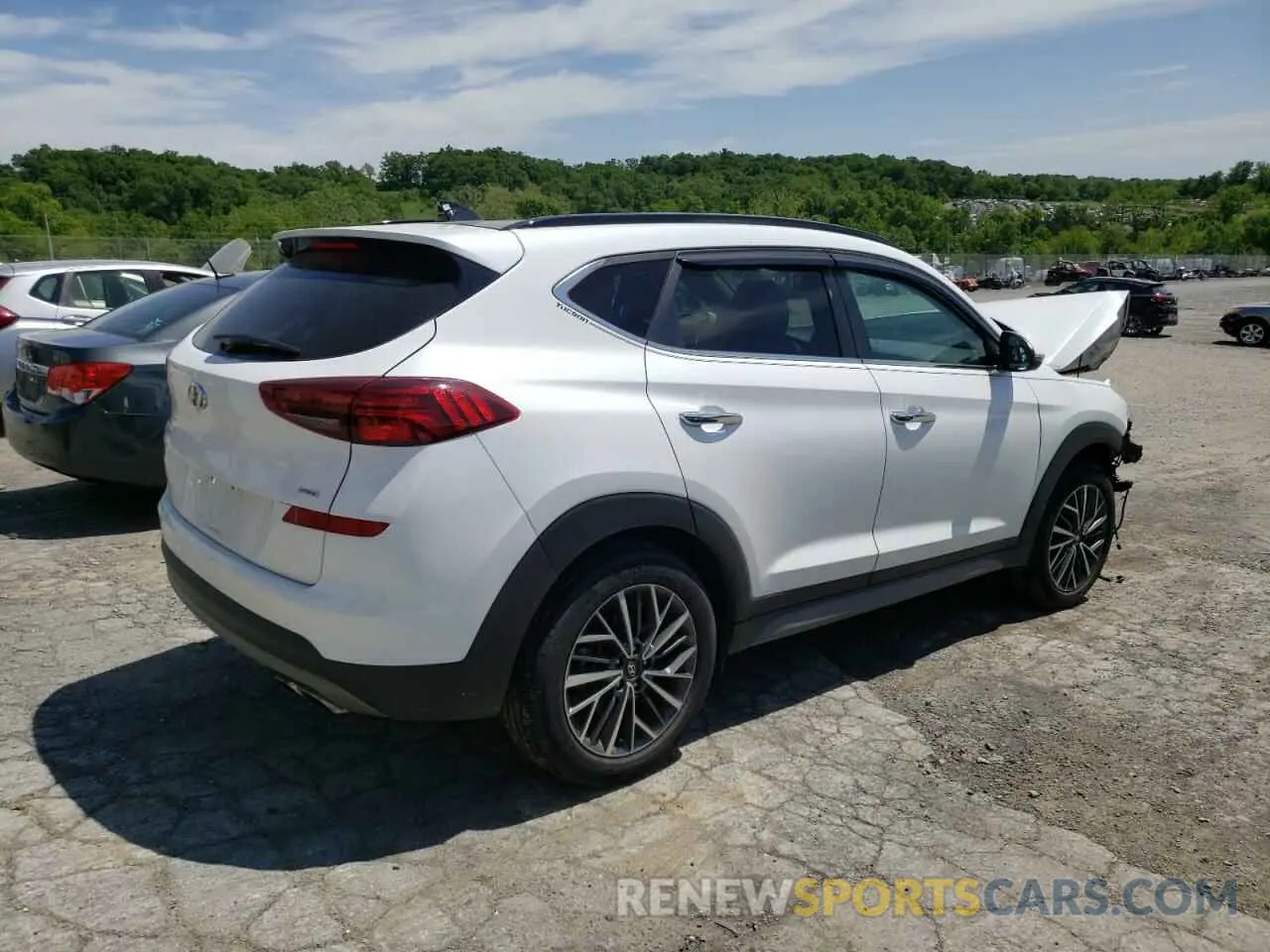 3 Фотография поврежденного автомобиля KM8J3CAL1MU390736 HYUNDAI TUCSON 2021