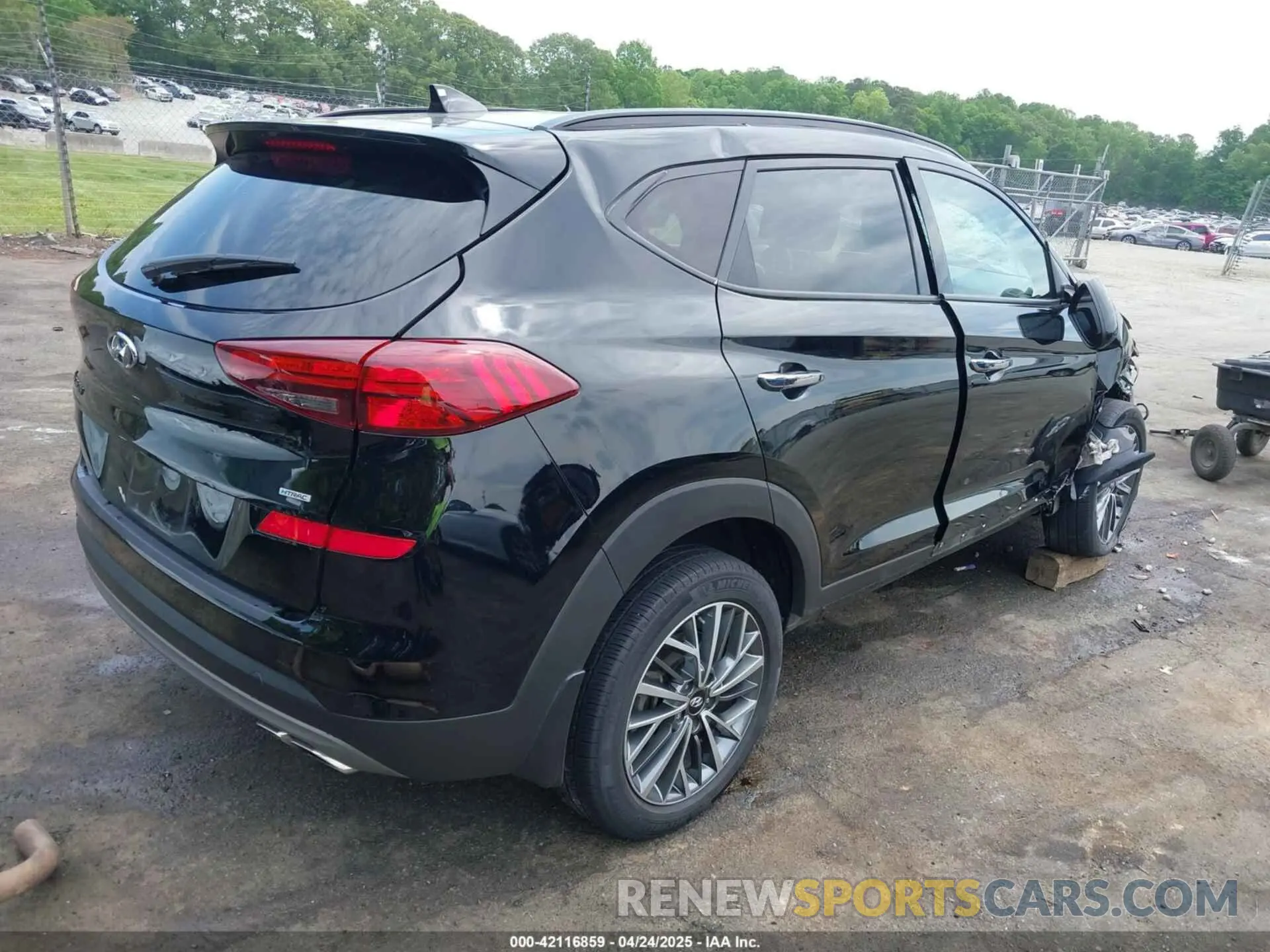 4 Photograph of a damaged car KM8J3CAL2MU320419 HYUNDAI TUCSON 2021