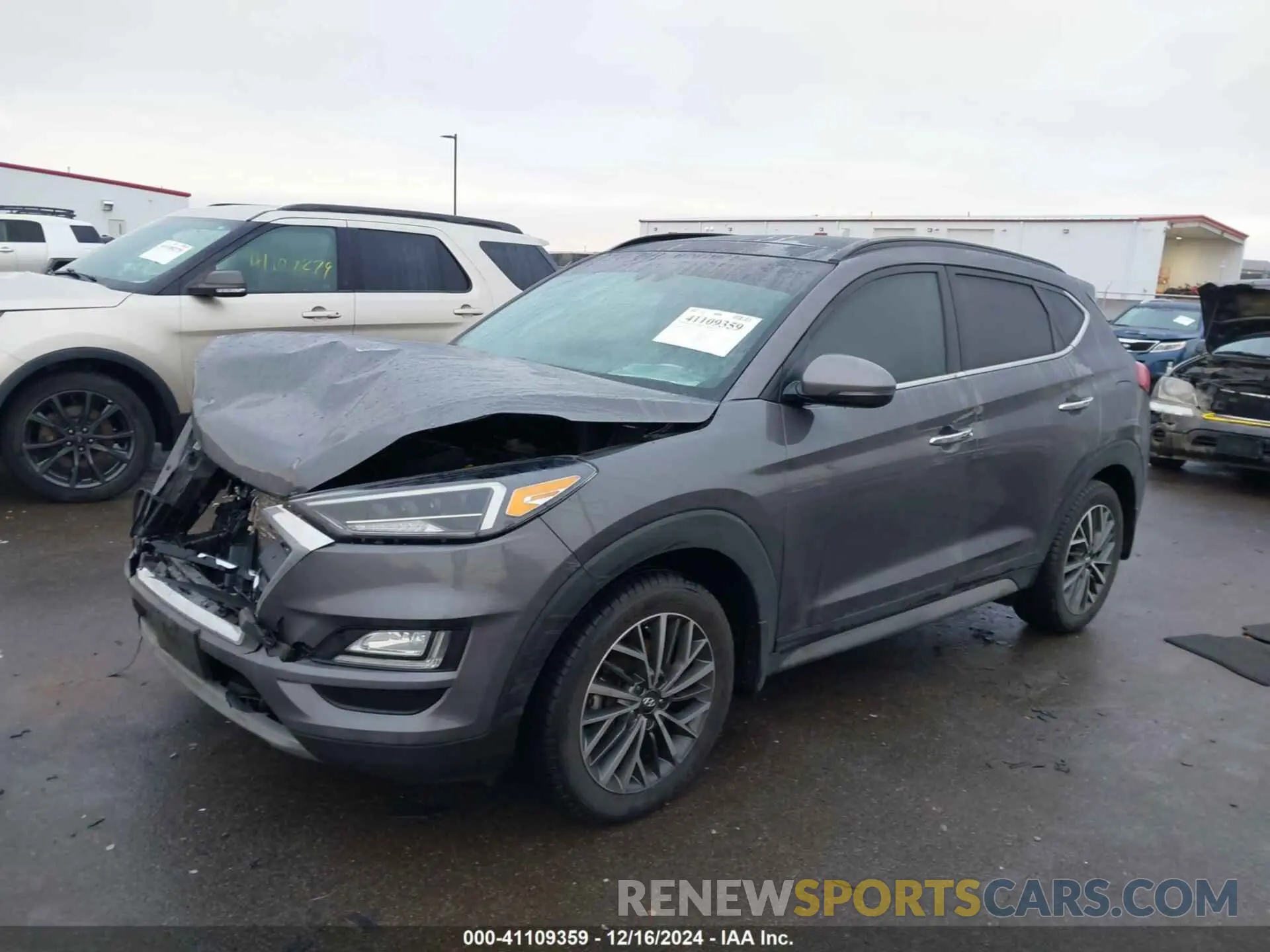 2 Фотография поврежденного автомобиля KM8J3CAL2MU351248 HYUNDAI TUCSON 2021