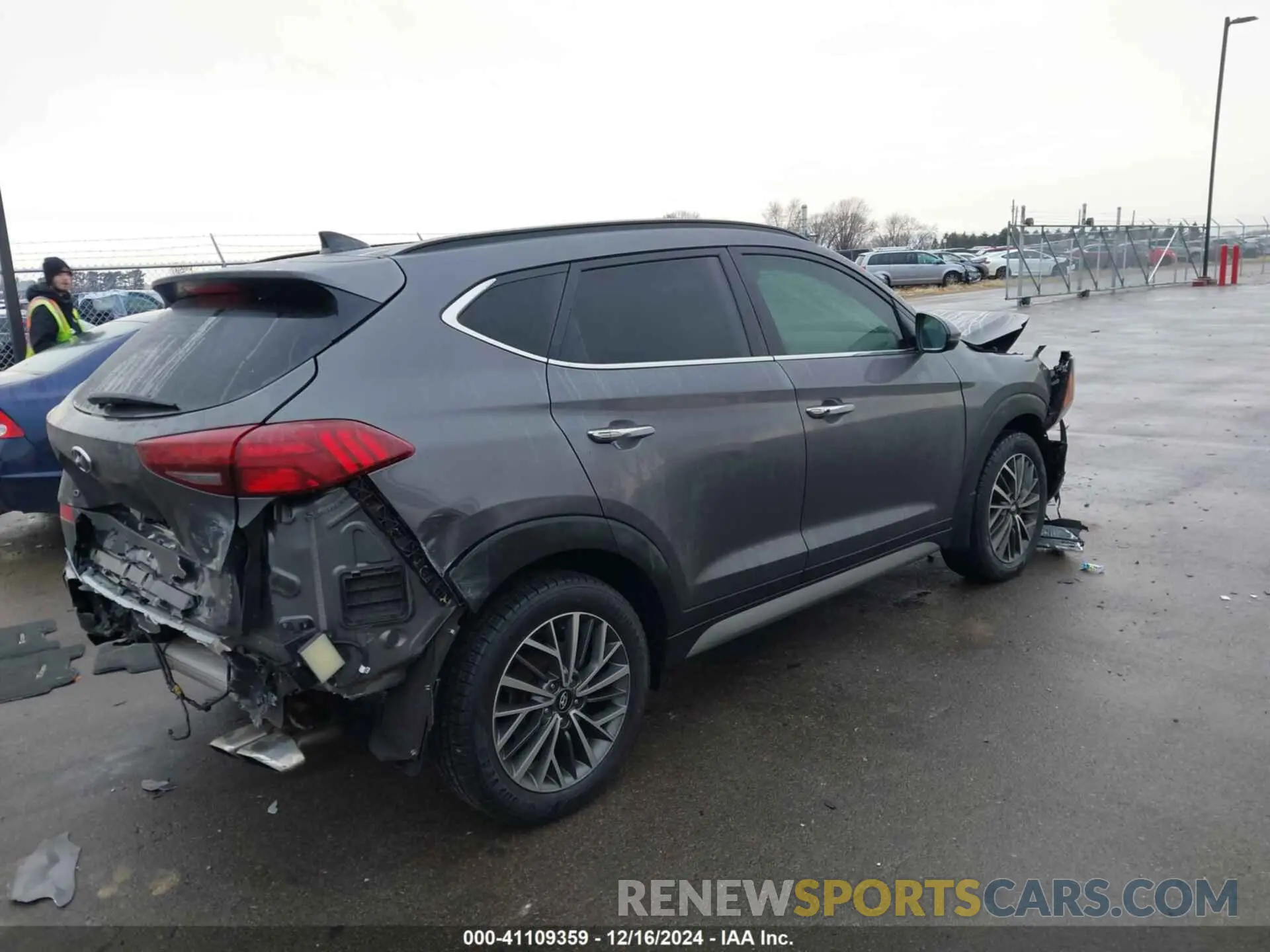 4 Фотография поврежденного автомобиля KM8J3CAL2MU351248 HYUNDAI TUCSON 2021