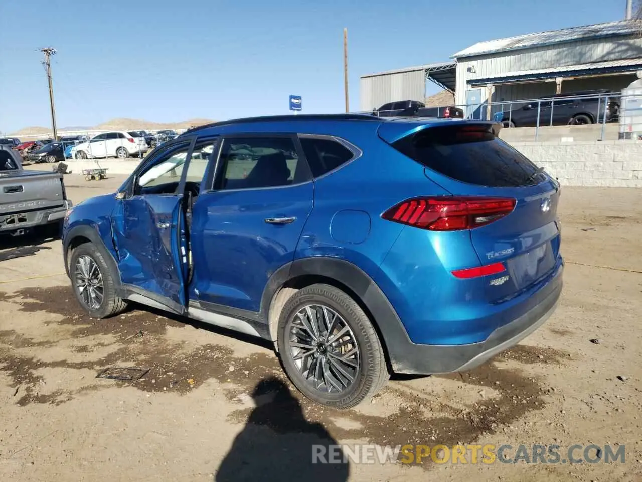2 Photograph of a damaged car KM8J3CAL4MU283082 HYUNDAI TUCSON 2021