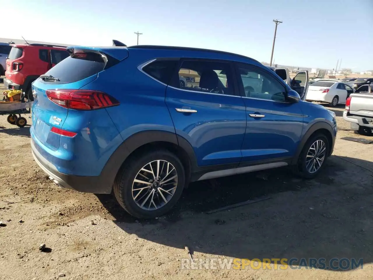 3 Photograph of a damaged car KM8J3CAL4MU283082 HYUNDAI TUCSON 2021