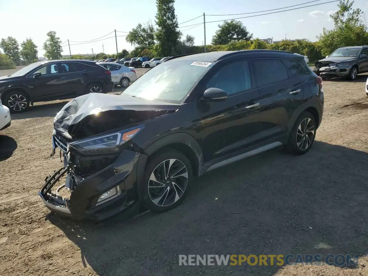 1 Photograph of a damaged car KM8J3CAL4MU358654 HYUNDAI TUCSON 2021