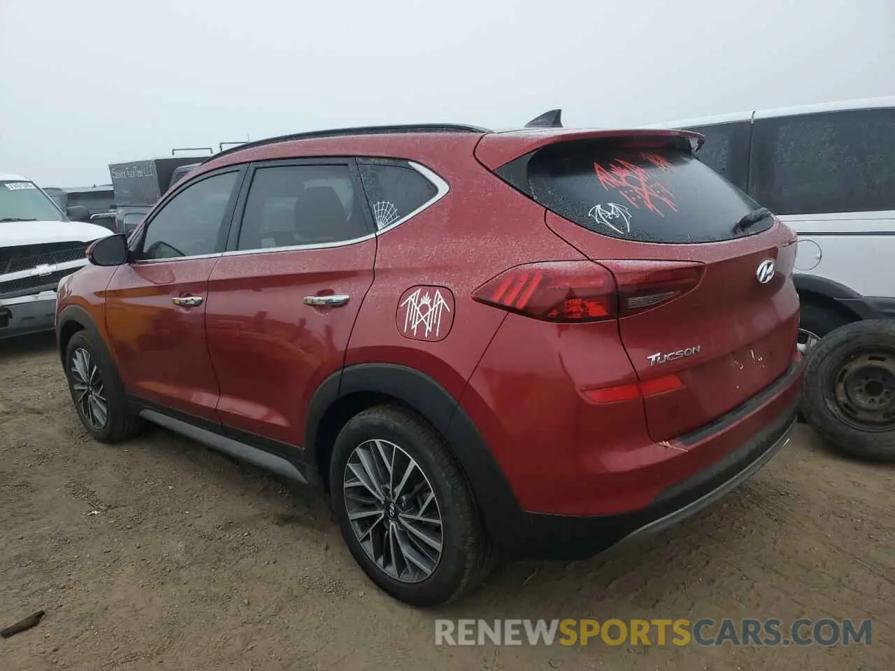 2 Photograph of a damaged car KM8J3CAL4MU385854 HYUNDAI TUCSON 2021