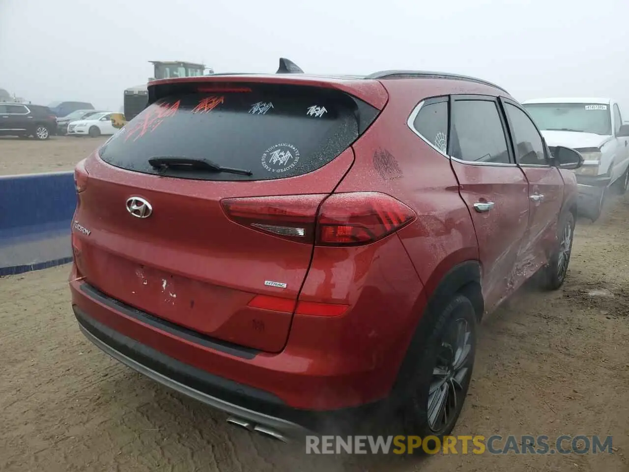 3 Photograph of a damaged car KM8J3CAL4MU385854 HYUNDAI TUCSON 2021