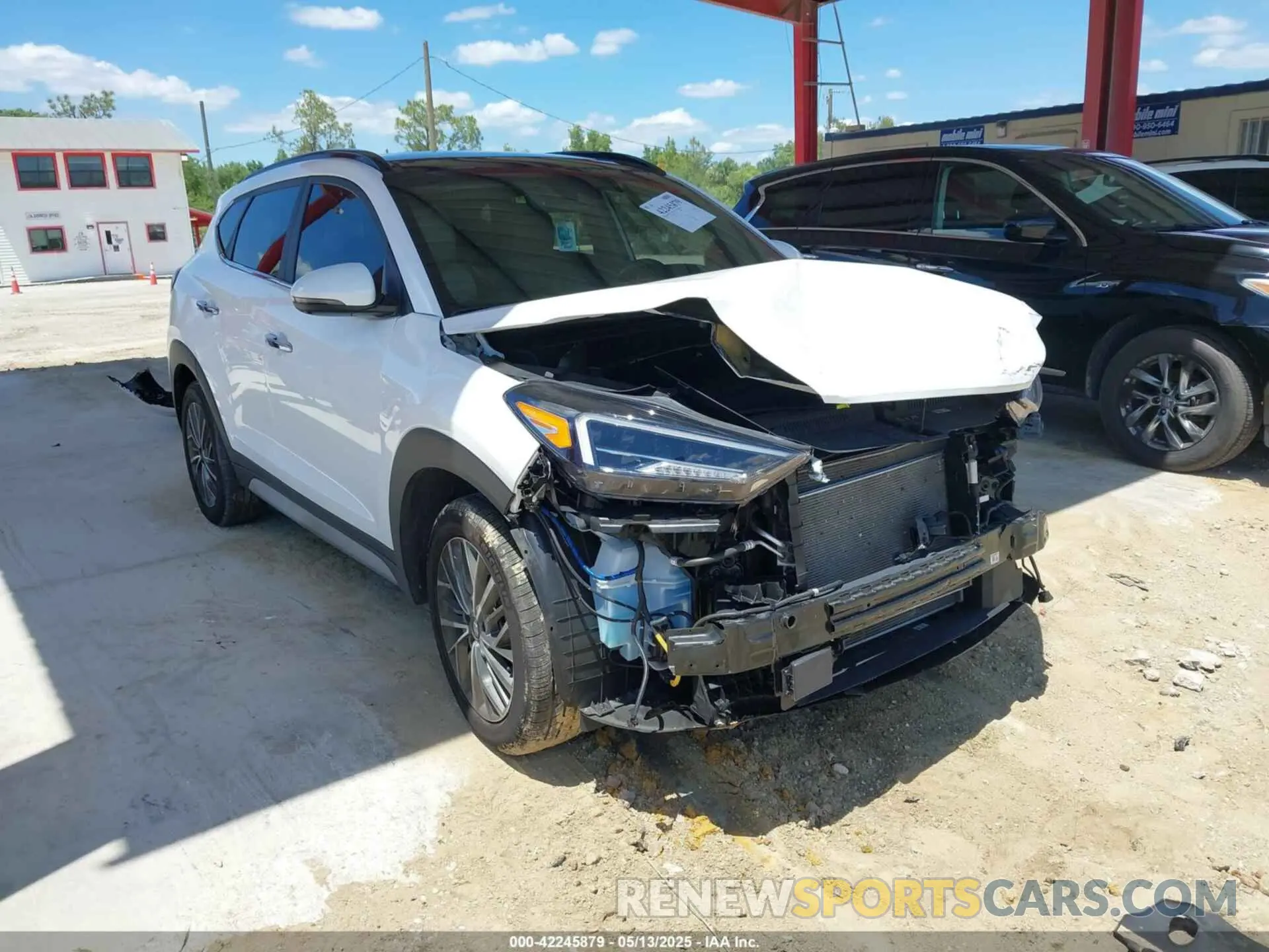 1 Фотография поврежденного автомобиля KM8J3CAL5MU371364 HYUNDAI TUCSON 2021