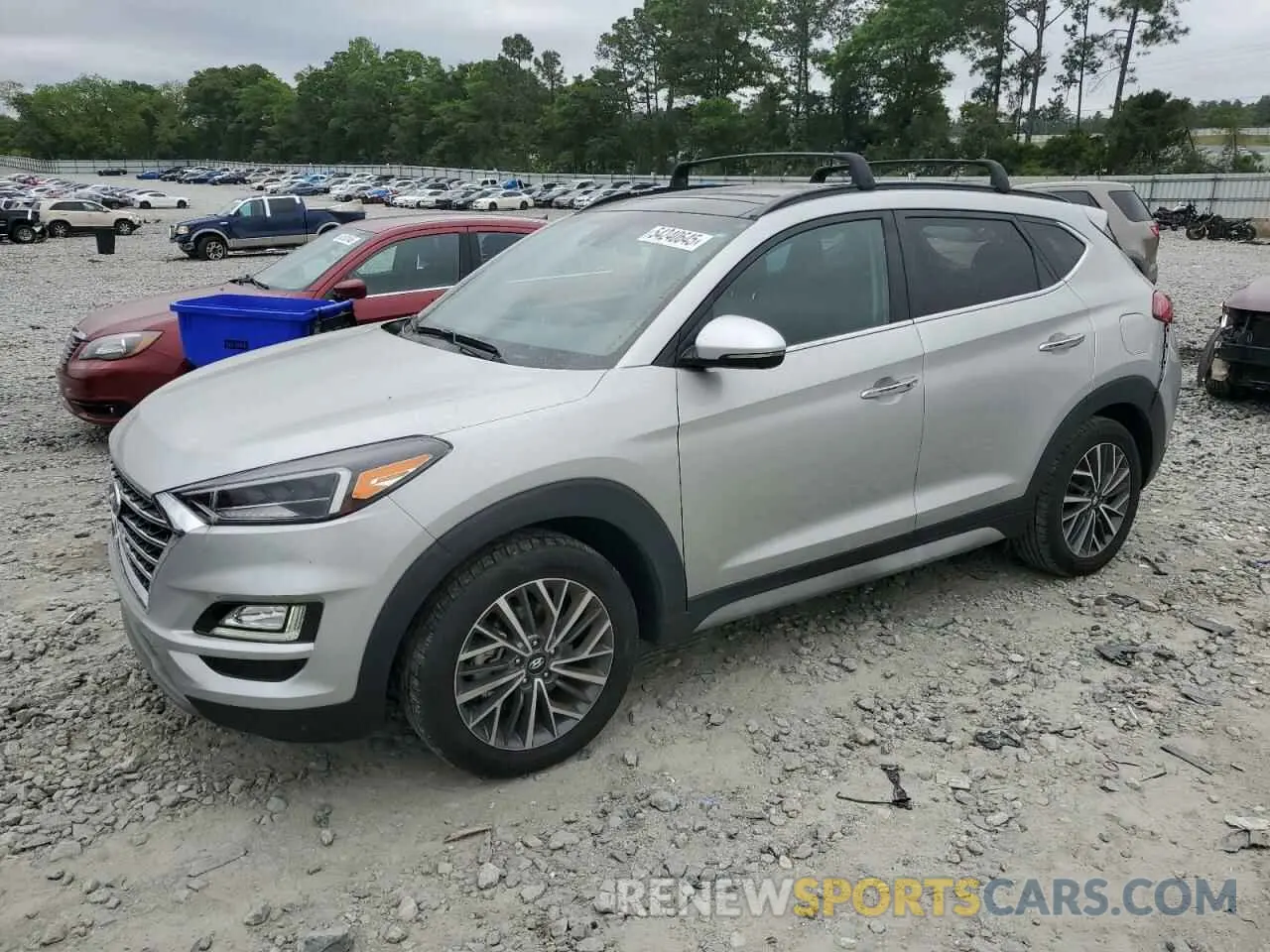 1 Photograph of a damaged car KM8J3CAL7MU309769 HYUNDAI TUCSON 2021