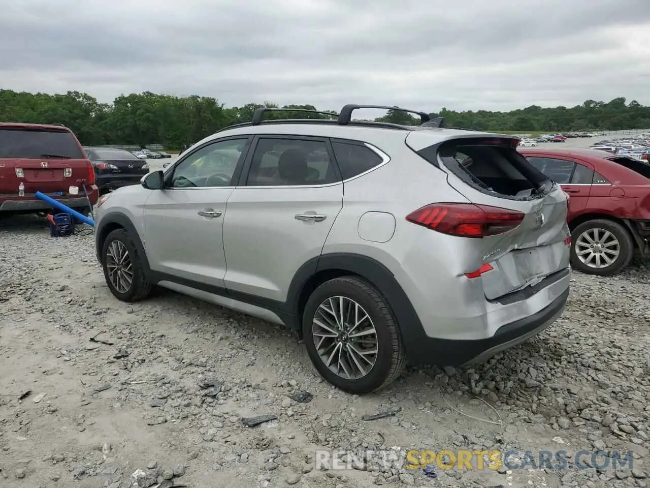 2 Photograph of a damaged car KM8J3CAL7MU309769 HYUNDAI TUCSON 2021