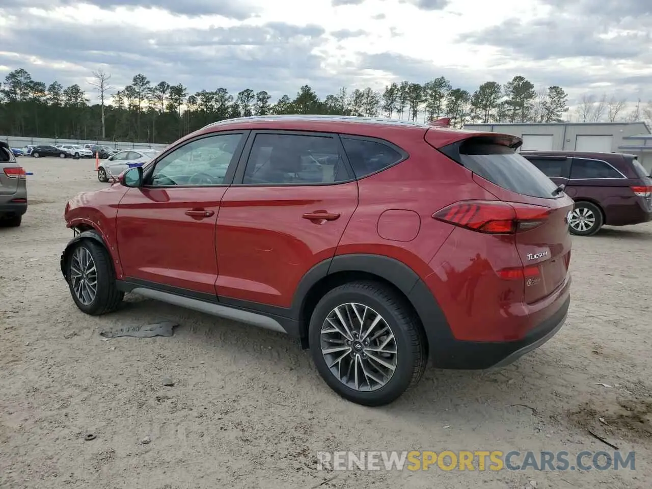 2 Photograph of a damaged car KM8J3CAL7MU384097 HYUNDAI TUCSON 2021