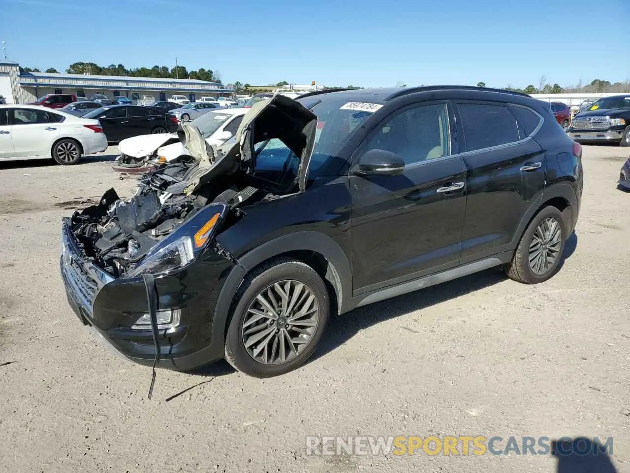 1 Photograph of a damaged car KM8J3CAL8MU337175 HYUNDAI TUCSON 2021