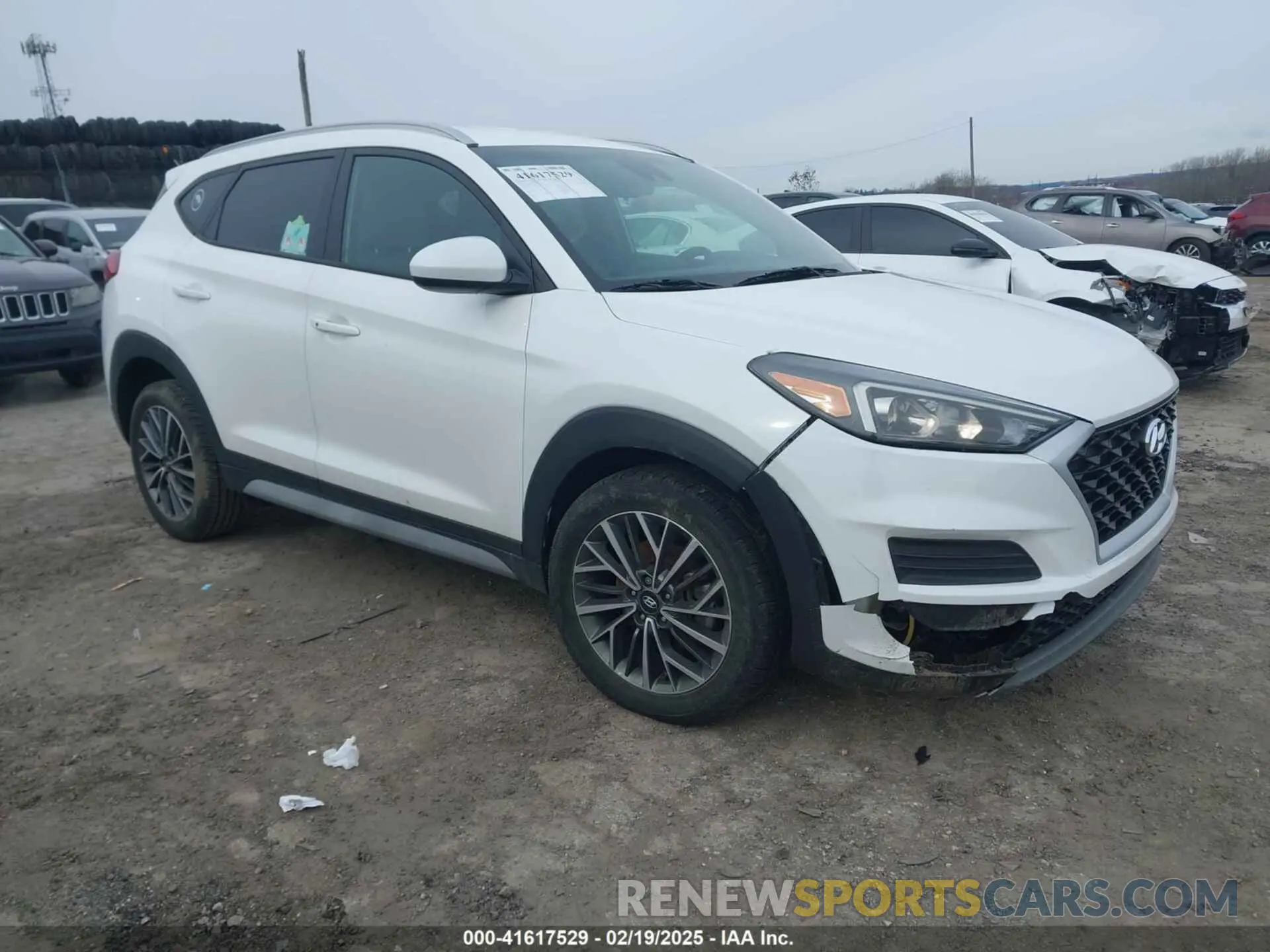 1 Photograph of a damaged car KM8J3CAL8MU371178 HYUNDAI TUCSON 2021