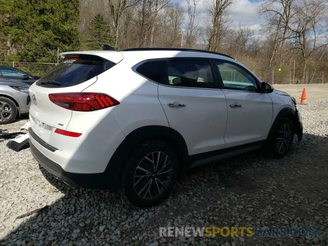 3 Фотография поврежденного автомобиля KM8J3CAL9MU316612 HYUNDAI TUCSON 2021