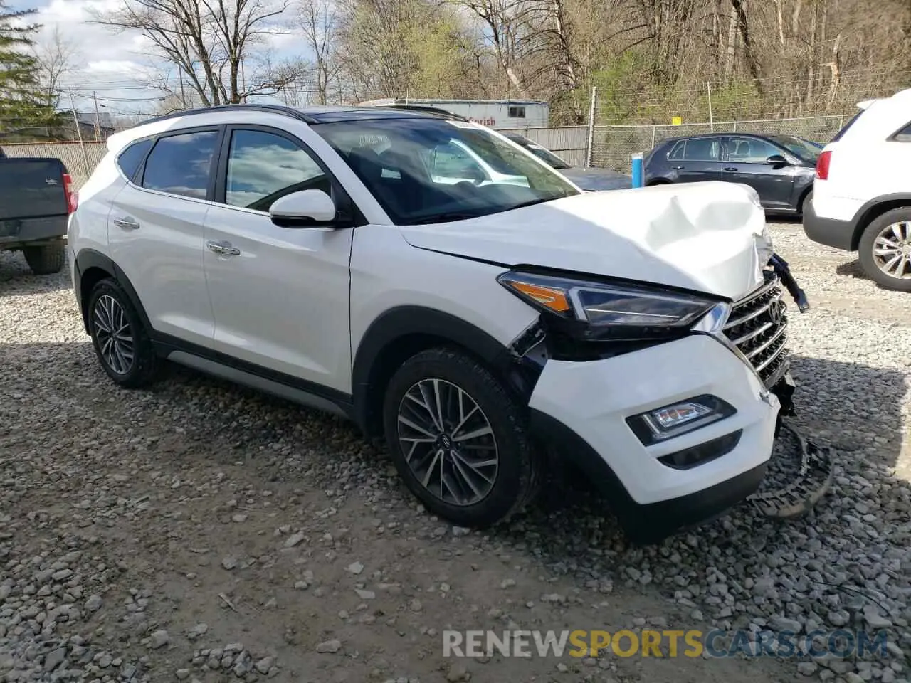 4 Фотография поврежденного автомобиля KM8J3CAL9MU316612 HYUNDAI TUCSON 2021