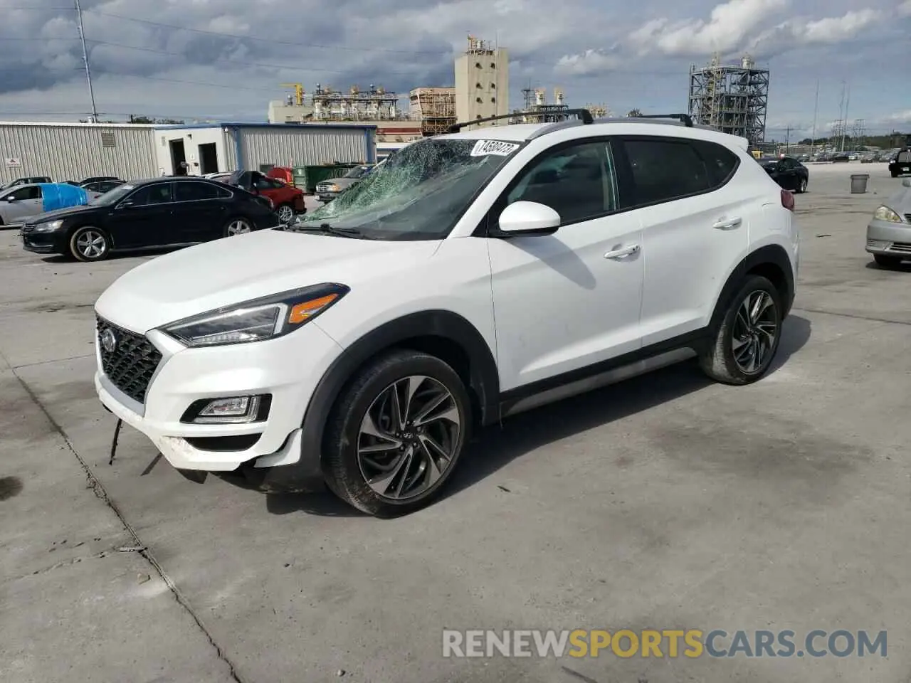 1 Фотография поврежденного автомобиля KM8J3CALXMU291624 HYUNDAI TUCSON 2021