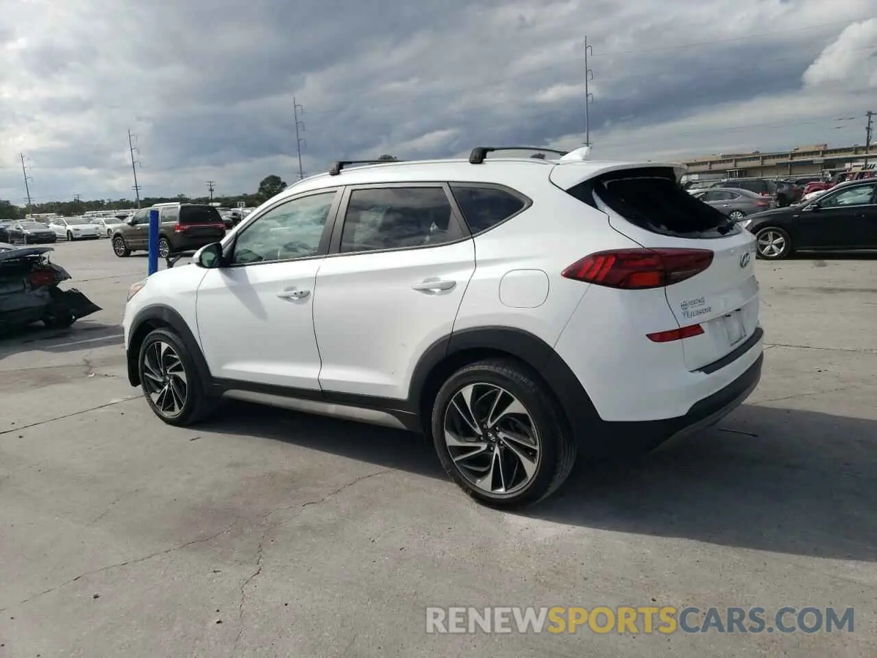 2 Фотография поврежденного автомобиля KM8J3CALXMU291624 HYUNDAI TUCSON 2021