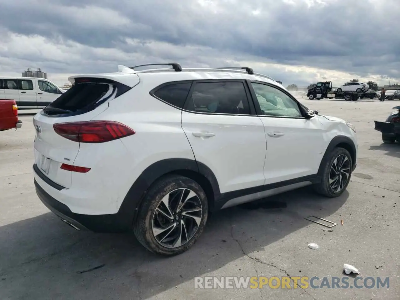 3 Фотография поврежденного автомобиля KM8J3CALXMU291624 HYUNDAI TUCSON 2021