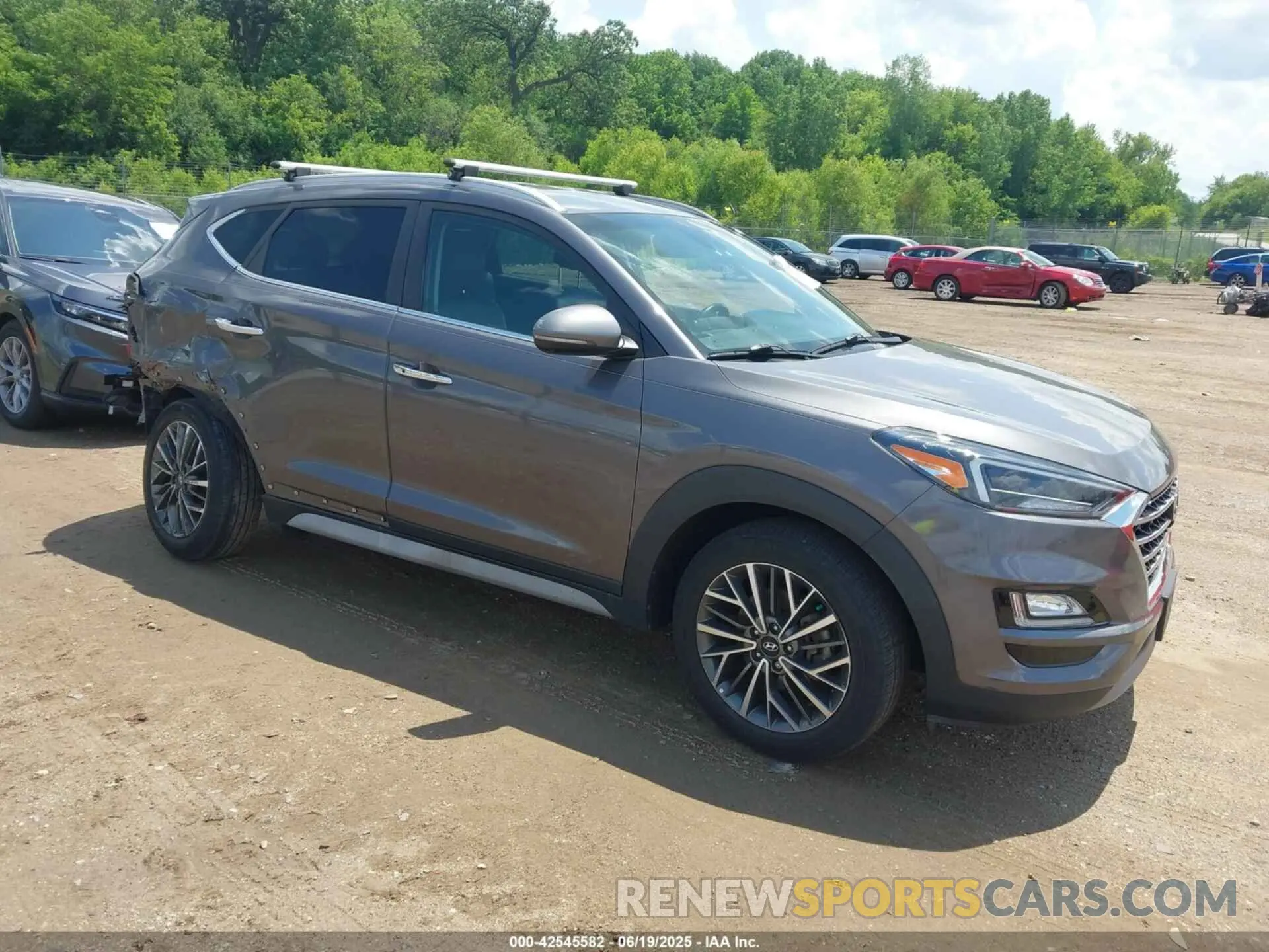 1 Photograph of a damaged car KM8J3CALXMU338909 HYUNDAI TUCSON 2021