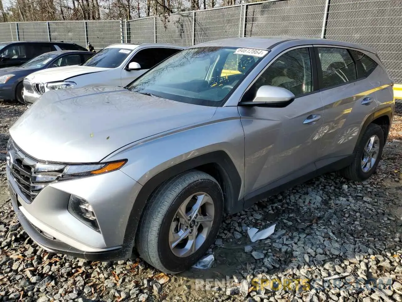 1 Photograph of a damaged car 5NMJA3AE1NH002621 HYUNDAI TUCSON 2022