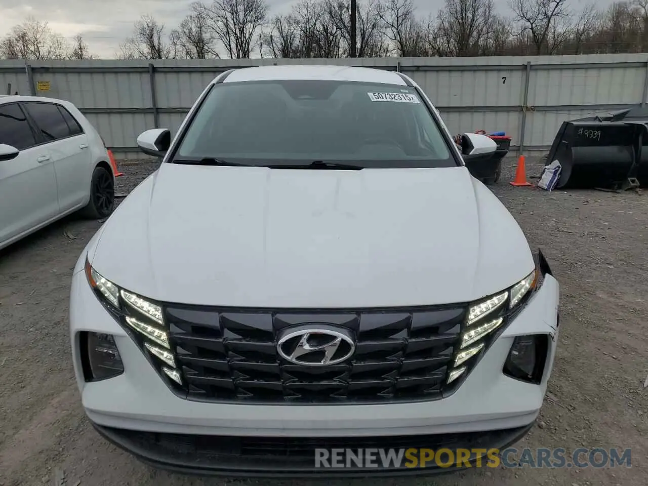 5 Photograph of a damaged car 5NMJA3AE5NH014304 HYUNDAI TUCSON 2022