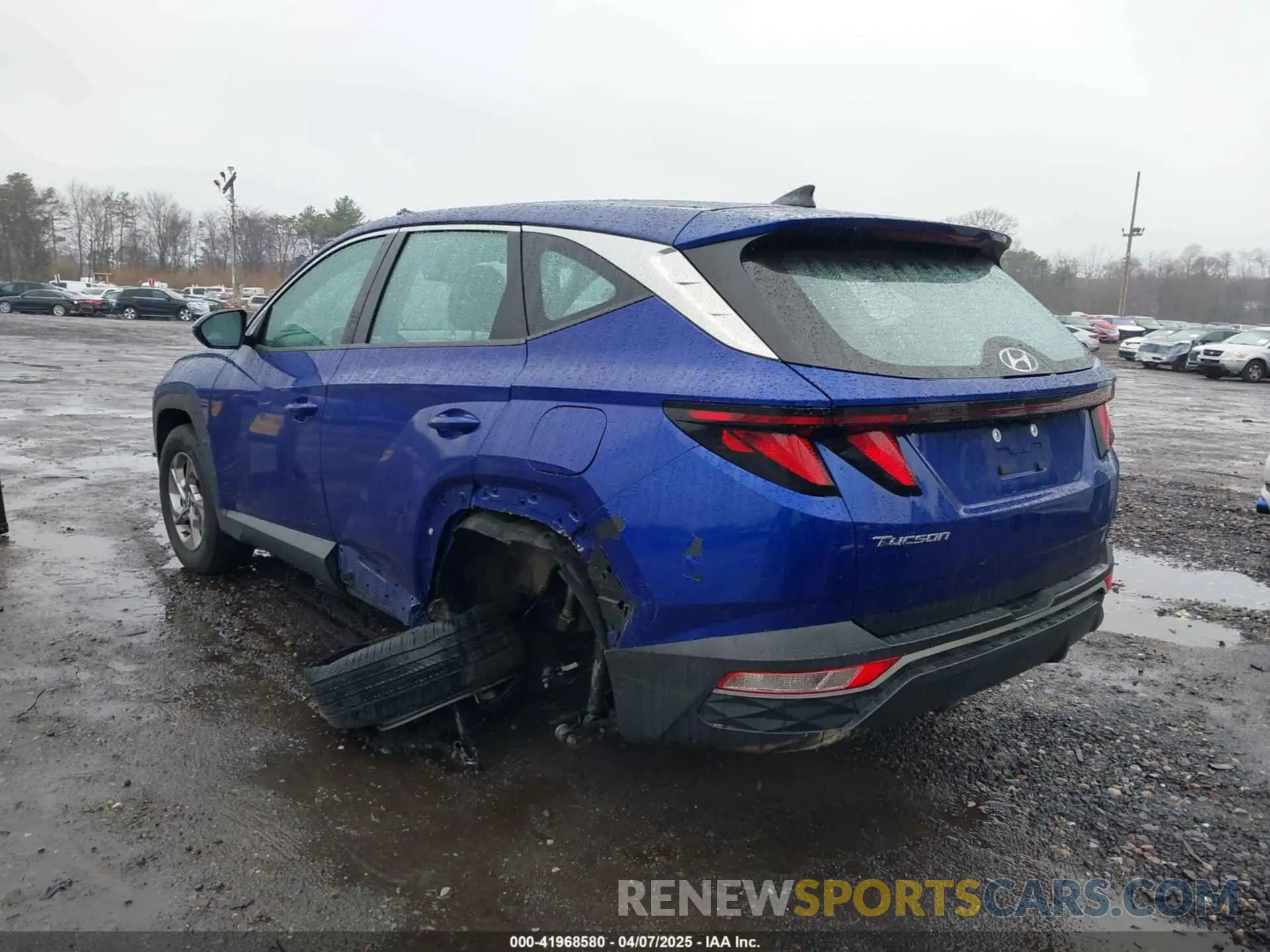 6 Photograph of a damaged car 5NMJA3AE6NH002176 HYUNDAI TUCSON 2022
