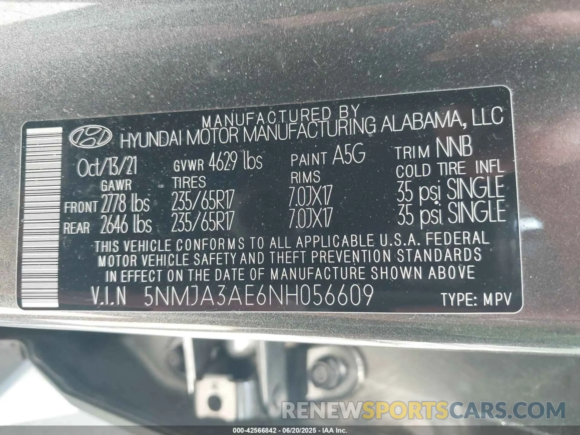 9 Photograph of a damaged car 5NMJA3AE6NH056609 HYUNDAI TUCSON 2022